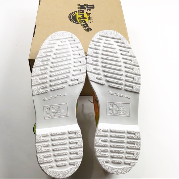 Dr. Martens Lester Tie-Dye Canvas Derby Sneaker 9 - Picture 6 of 8